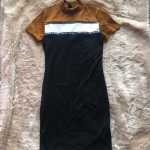 Multi colored fitted dress